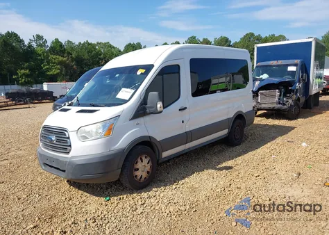 2016 Ford Transit Xlt z USA, uszkodzony, nr VIN 1FDZK1CM4GKB46112